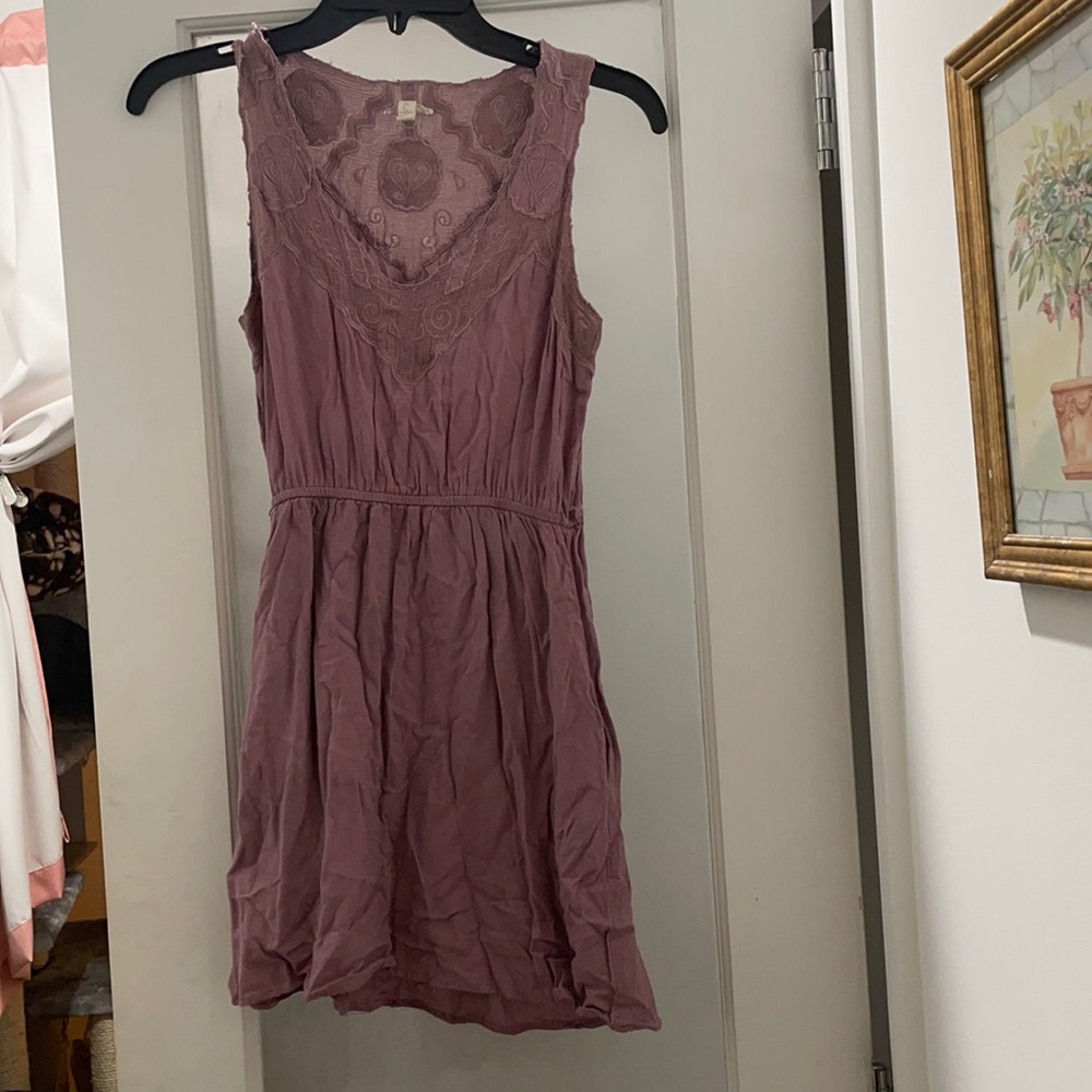 Light purple lilac sun dress - worn